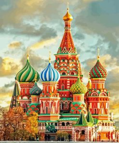 Saint Basil Cathedral Paint by Numbers