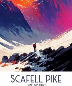 Sca Fell Lake District Paint by Numbers