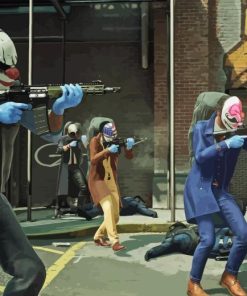 Shooter Game Payday Paint by Numbers