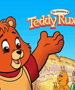 Teddy Ruxpin Poster Paint By Numbers