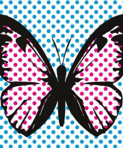 Butterfly Pop Art Paint By Numbers