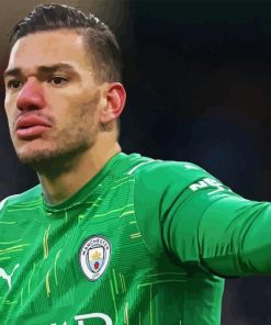 Ederson Brazilian Goalkeeper Paint By Numbers