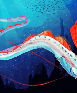 Oarfish Underwater Art Paint By Numbers