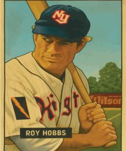 Roy Hobbs Poster Paint By Numbers