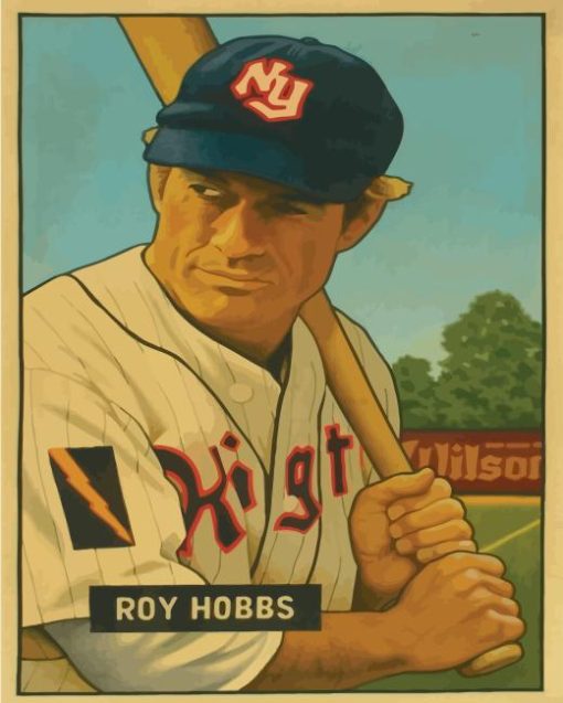 Roy Hobbs Poster Paint By Numbers