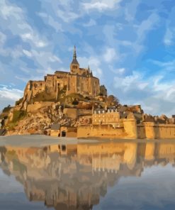 The Mont Saint Michel Paint By Numbers