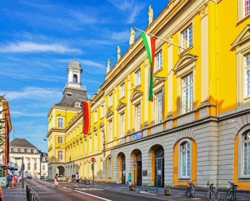 Bonn City Buildings Paint by Numbers