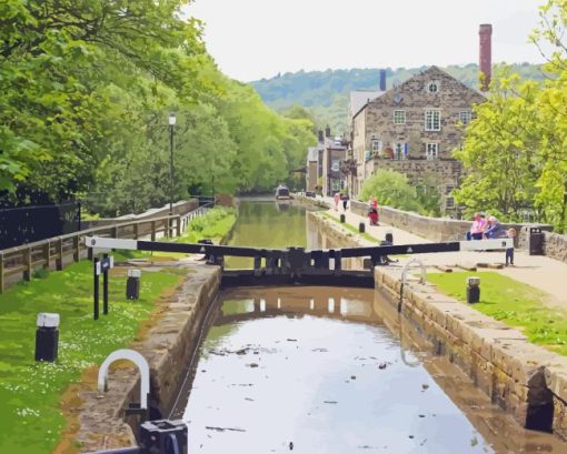 Hebden Bridge Paint by Numbers