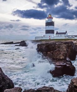 Hook Lighthouse Ireland Paint by Numbers