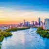 Lady Bird Lake View Paint by Numbers