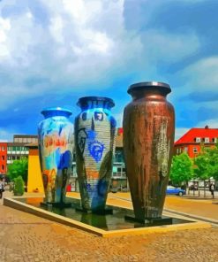 Roskilde Jars Paint by Numbers