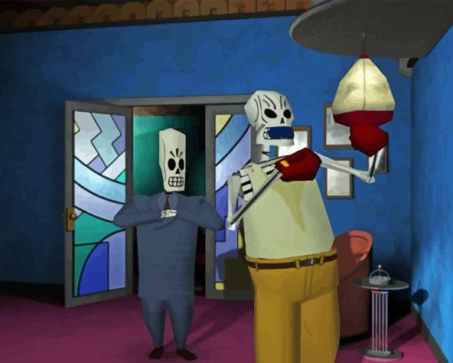 Grim Fandango Paint by Numbers