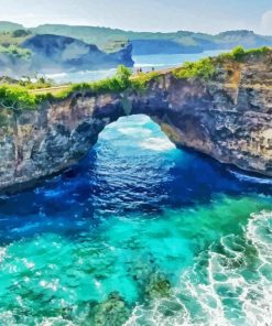 Nusa Penida Bali Paint by Numbers