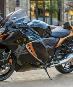 2022 Suzuki Hayabusa motorcycle paint by numbers