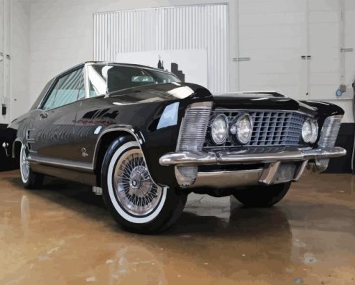 63 Riviera Black car paint by number