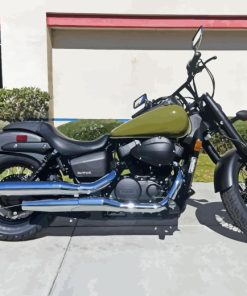 Black and Khaki honda shadow paint by numbers