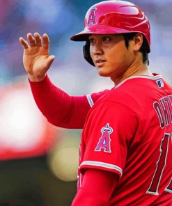 aesthetic Shohei Ohtani paint by number