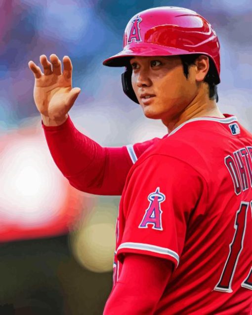 aesthetic Shohei Ohtani paint by number