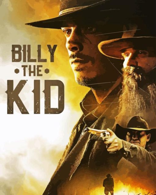 billy the kid movie paint by numbers