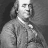 black and white benjamin Franklin paint by numbers