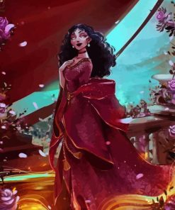 Gothel Villain Art paint by number