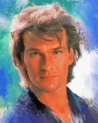 Patrick Swayze Art Paint By Number