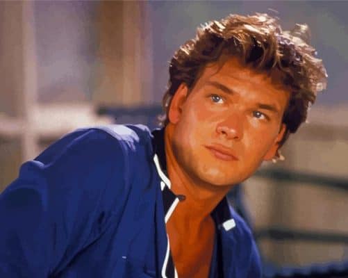 Aesthetic Patrick Swayze Paint By Number