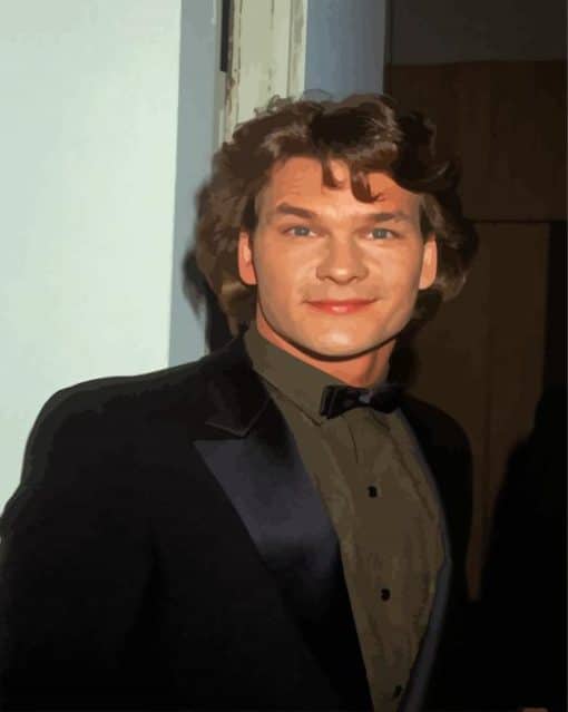 Classy Patrick Swayze Paint By Number